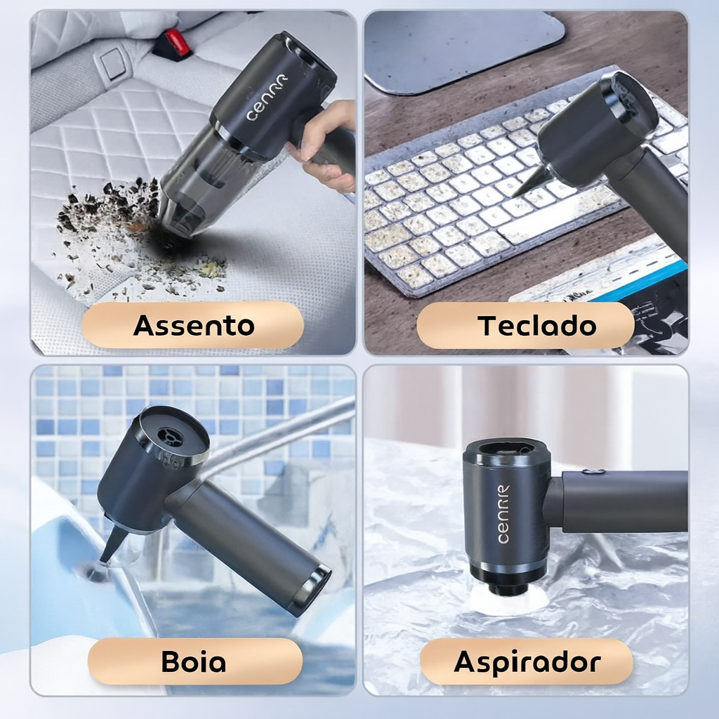 Aspirador Portátil CENRR 210000PA – Limpeza em Qualquer Lugar