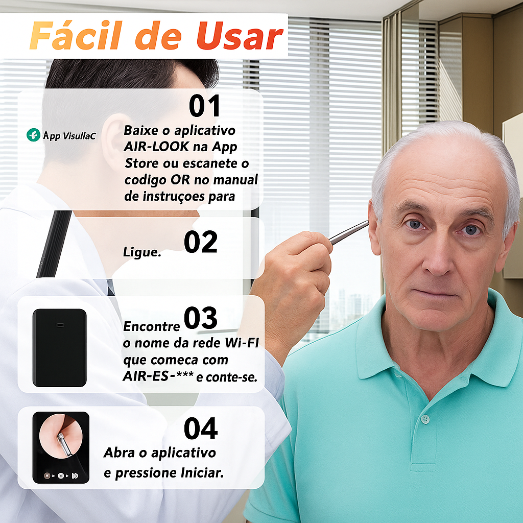 Smart Ear Cleaner with Camera – Safe Earwax Removal Kit