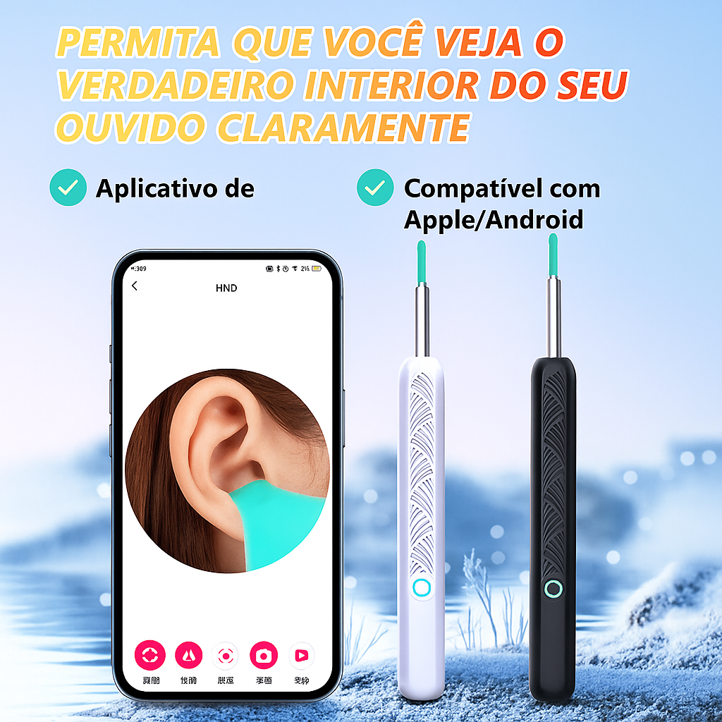 Smart Ear Cleaner with Camera – Safe Earwax Removal Kit