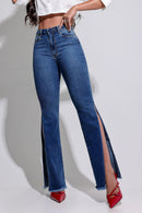 Calça Jeans Modeladora Flare Mega Bumbum - REF60