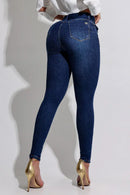 Calça Jeans Modeladora com Cinto - REF81