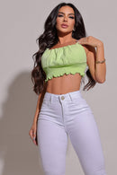 Calça Jeans Branca Magnífica Modeladora Cintura Alta - REF73